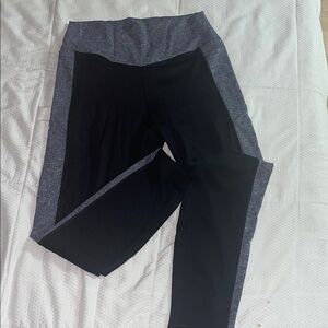 PINK Victoria's Secret Black and Gray Leggings